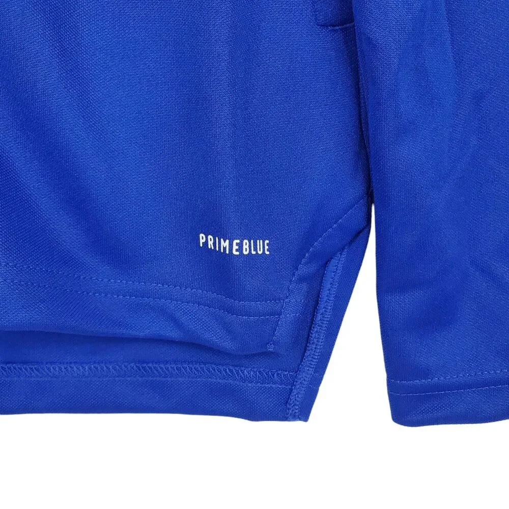 ADIDAS Jacket CONDIVO 21 Mens Small Blue Full Zip Soccer Activewear PRIMEBLUE